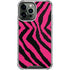 Retro Zebra iPhone 14 Pro Max Clear Case