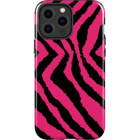 Retro Zebra iPhone 15 Pro Max Impact Case