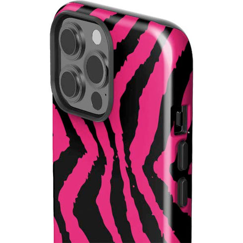 Retro Zebra iPhone 15 Pro Max Impact Case
