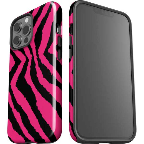 Retro Zebra iPhone 15 Pro Max Impact Case