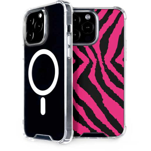 Retro Zebra iPhone 15 Pro Max MagSafe Case