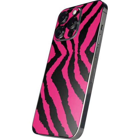 Retro Zebra iPhone 14 Pro Skin