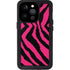 Retro Zebra iPhone 14 Pro Waterproof Case