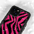 Retro Zebra iPhone 15 Waterproof Case
