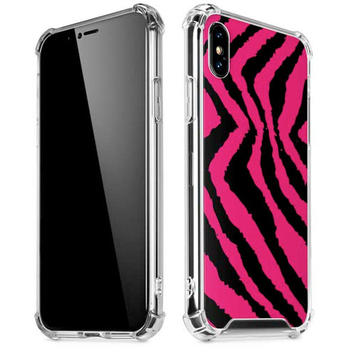 Retro Zebra iPhone XS Max Clear Case