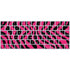 Retro Zebra Magic Keyboard Skin