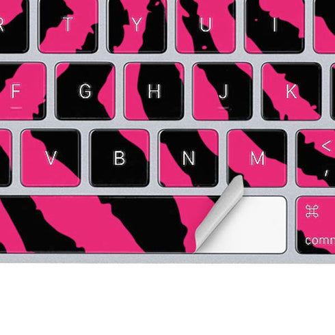 Retro Zebra Magic Keyboard Skin