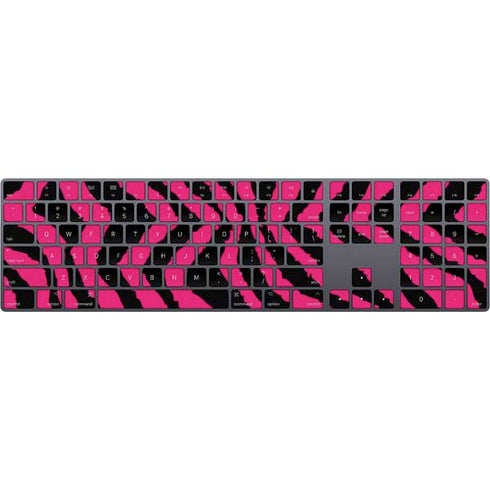 Retro Zebra Magic Keyboard with Numeric Keypad Skin