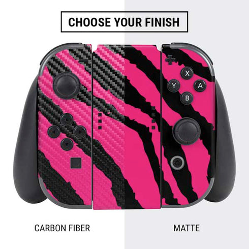 Retro Zebra Nintendo Switch Bundle Skin