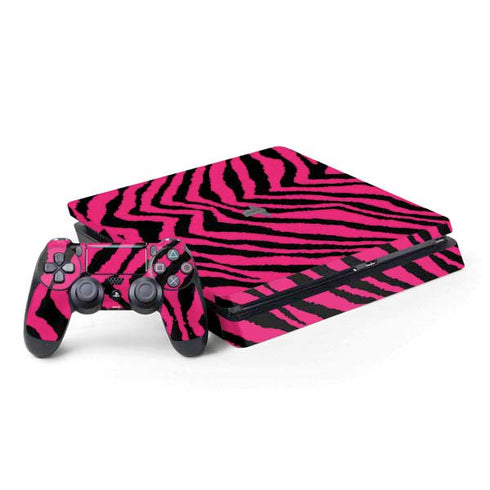 Retro Zebra PS4 Slim Bundle Skin
