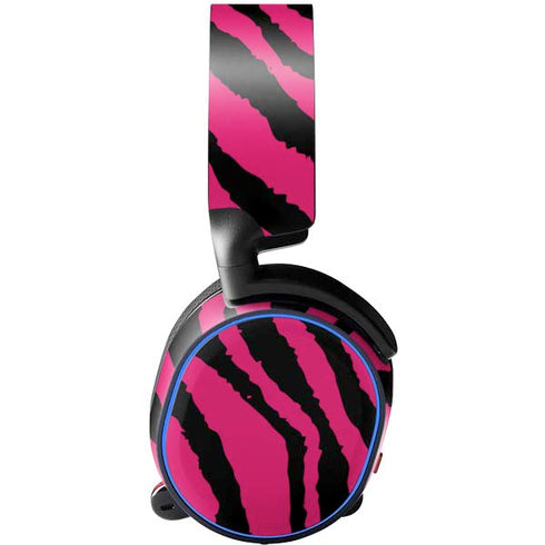 Retro Zebra SteelSeries Arctis 5 Skin