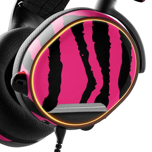 Retro Zebra SteelSeries Arctis 5 Skin