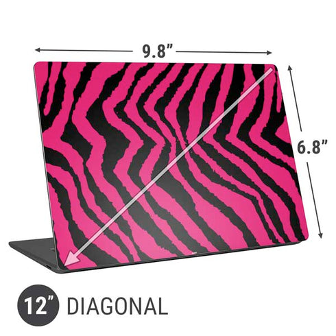 Retro Zebra Universal Laptop 12in (9.8 x 6.8in) Skin