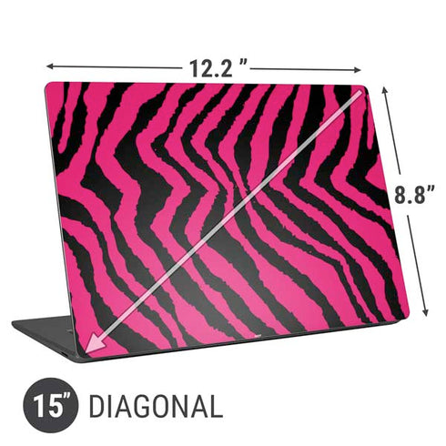 Retro Zebra Universal Laptop 15in (12.2 x 8.8in) Skin