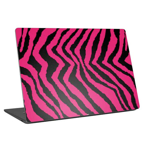 Retro Zebra Universal Laptop 16.6in (13.4 x 9.7in) Skin