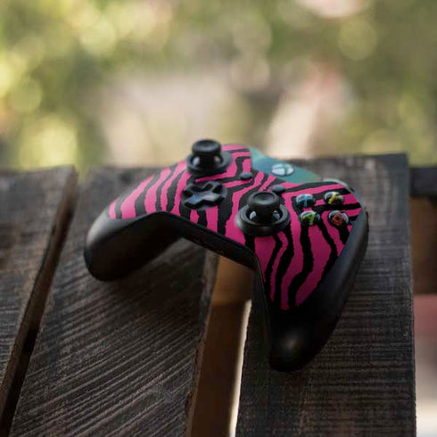 Retro Zebra Xbox One Controller Skin