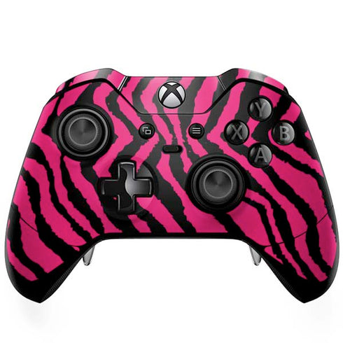 Retro Zebra Xbox One Elite Controller Skin