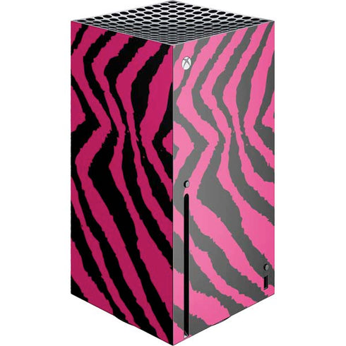 Retro Zebra Xbox Series X Console Skin