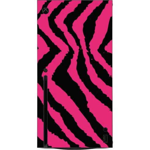 Retro Zebra Xbox Series X Console Skin