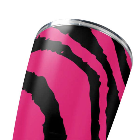 Retro Zebra Yeti 20oz Tumbler Skin