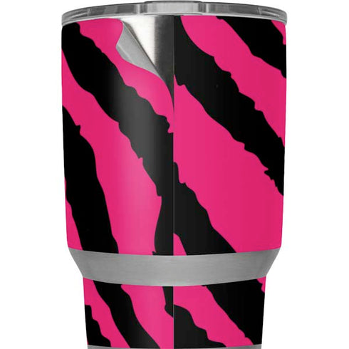 Retro Zebra Yeti 20oz Tumbler Skin