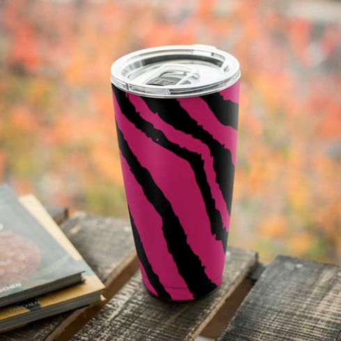 Retro Zebra Yeti 20oz Tumbler Skin