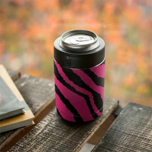 Retro Zebra Yeti Colster Can Insulator Skin