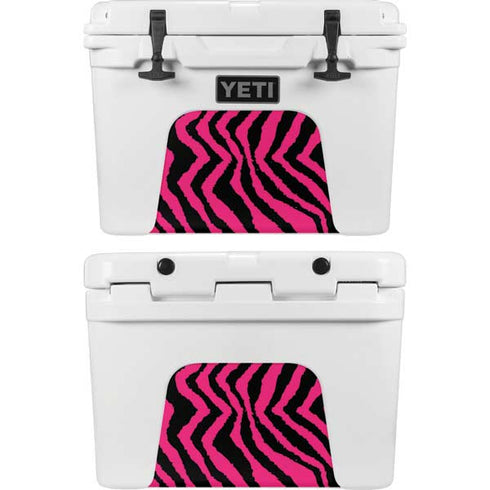 Retro Zebra YETI Tundra 35 Hard Cooler Skin
