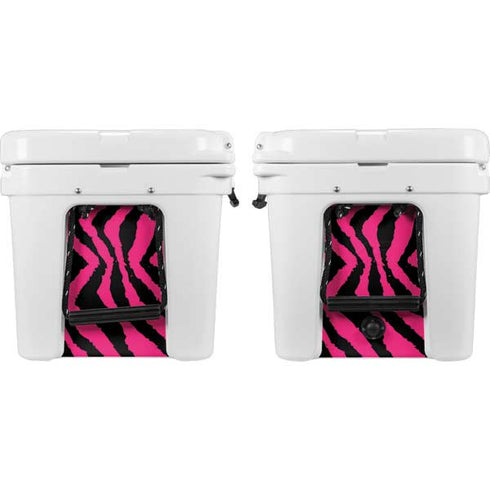 Retro Zebra YETI Tundra 35 Hard Cooler Skin