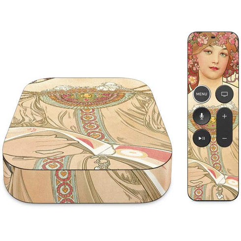 Alphonse Mucha Reverie 1897 Apple TV Skin