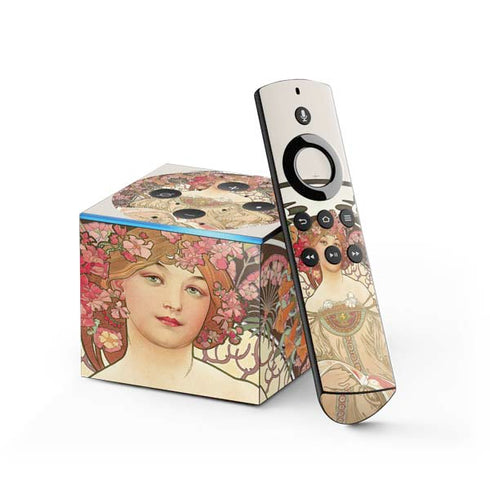 Alphonse Mucha Reverie 1897 Fire TV Cube Skin