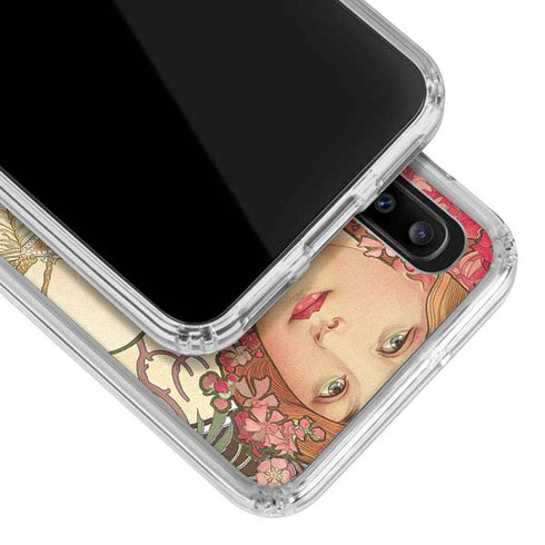 Alphonse Mucha Reverie 1897 Galaxy A20 Clear Case