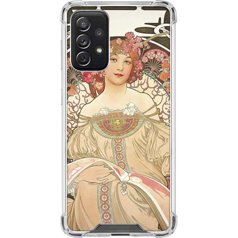 Alphonse Mucha Reverie 1897 Galaxy A72 5G Clear Case