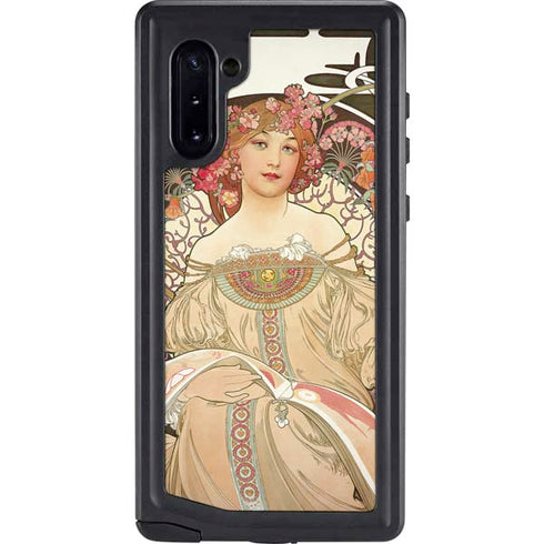 Alphonse Mucha Reverie 1897 Galaxy Note 10 Waterproof Case
