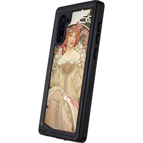Alphonse Mucha Reverie 1897 Galaxy Note 10 Waterproof Case