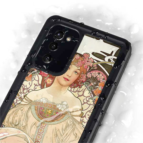 Alphonse Mucha Reverie 1897 Galaxy Note20 5G Waterproof Case