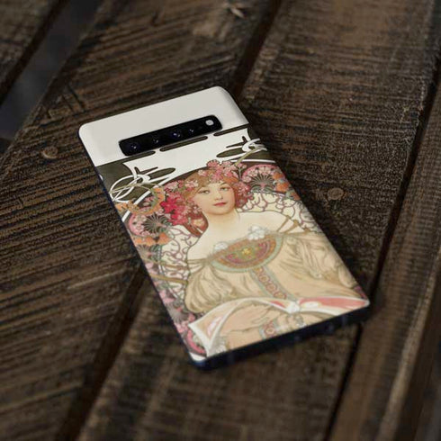 Alphonse Mucha Reverie 1897 Galaxy S10 Skin