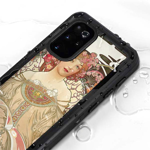 Alphonse Mucha Reverie 1897 Galaxy S20 Plus Waterproof Case