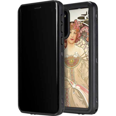 Alphonse Mucha Reverie 1897 Galaxy S20 Waterproof Case