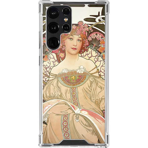 Alphonse Mucha Reverie 1897 Galaxy S22 Ultra Clear Case