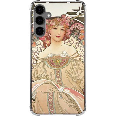 Alphonse Mucha Reverie 1897 Galaxy S24 Plus Clear Case