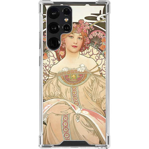 Alphonse Mucha Reverie 1897 Galaxy S24 Ultra Clear Case