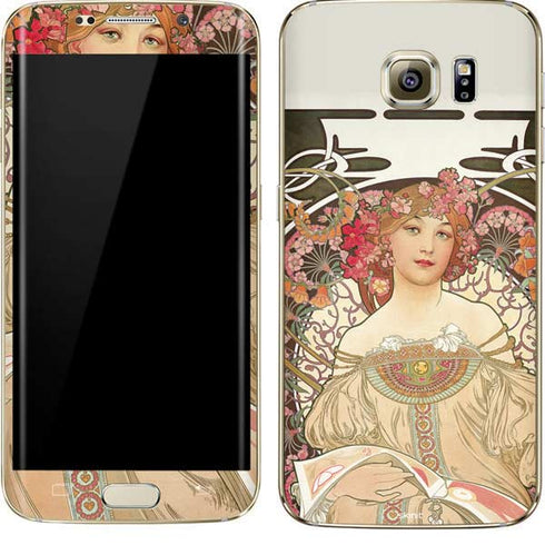 Alphonse Mucha Reverie 1897 Galaxy S7 Edge Skin