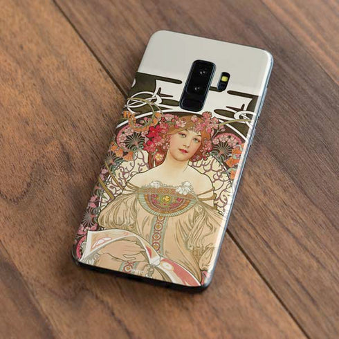 Alphonse Mucha Reverie 1897 Galaxy S9 Plus Skin
