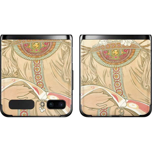 Alphonse Mucha Reverie 1897 Galaxy Z Flip Skin