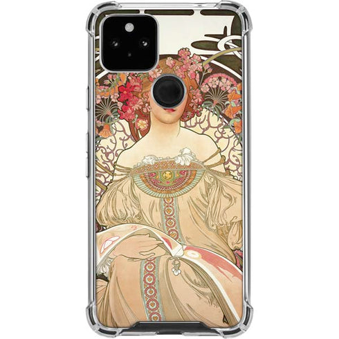 Alphonse Mucha Reverie 1897 Google Pixel 5a 5G Clear Case
