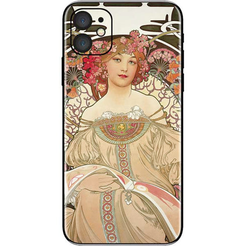 Alphonse Mucha Reverie 1897 iPhone 11 Skin