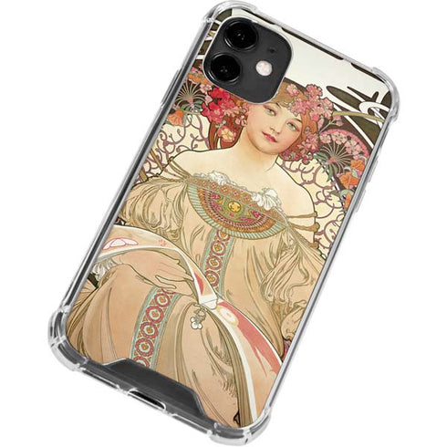 Alphonse Mucha Reverie 1897 iPhone 12 Clear Case