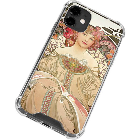 Alphonse Mucha Reverie 1897 iPhone 12 Mini Clear Case