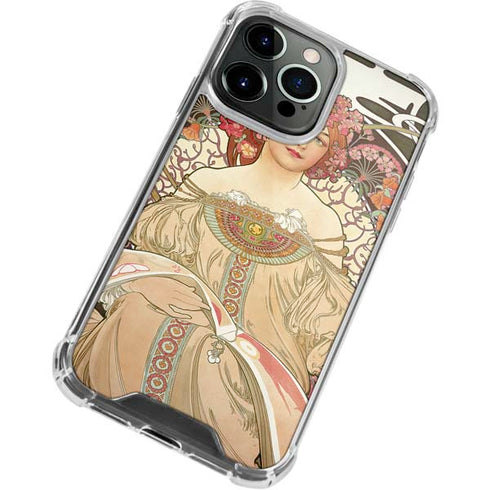 Alphonse Mucha Reverie 1897 iPhone 13 Pro Clear Case